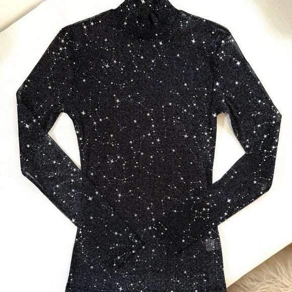 Galaxy Glitter Sheer Top - Picture 5 of 7
